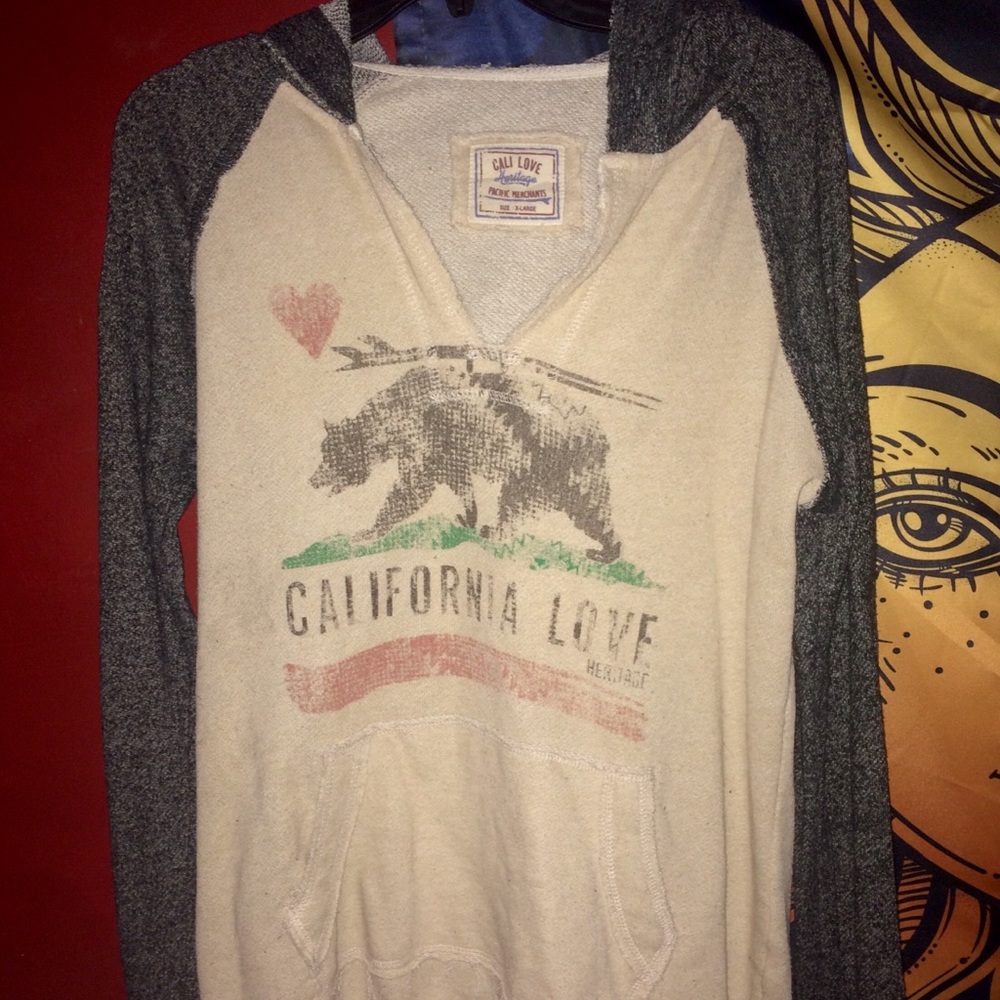 Thin Californian flag sweatshirt